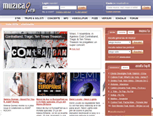 Tablet Screenshot of muzica9.ro